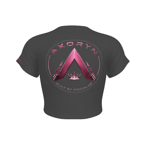 AXORYN Lady Pink Signature Crop Top