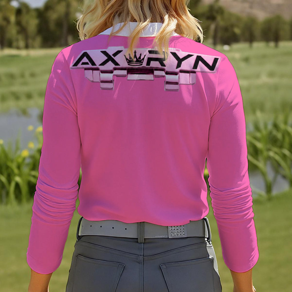 AXORYN LADY SHADOW PINK PREMIUM ZIP TOP