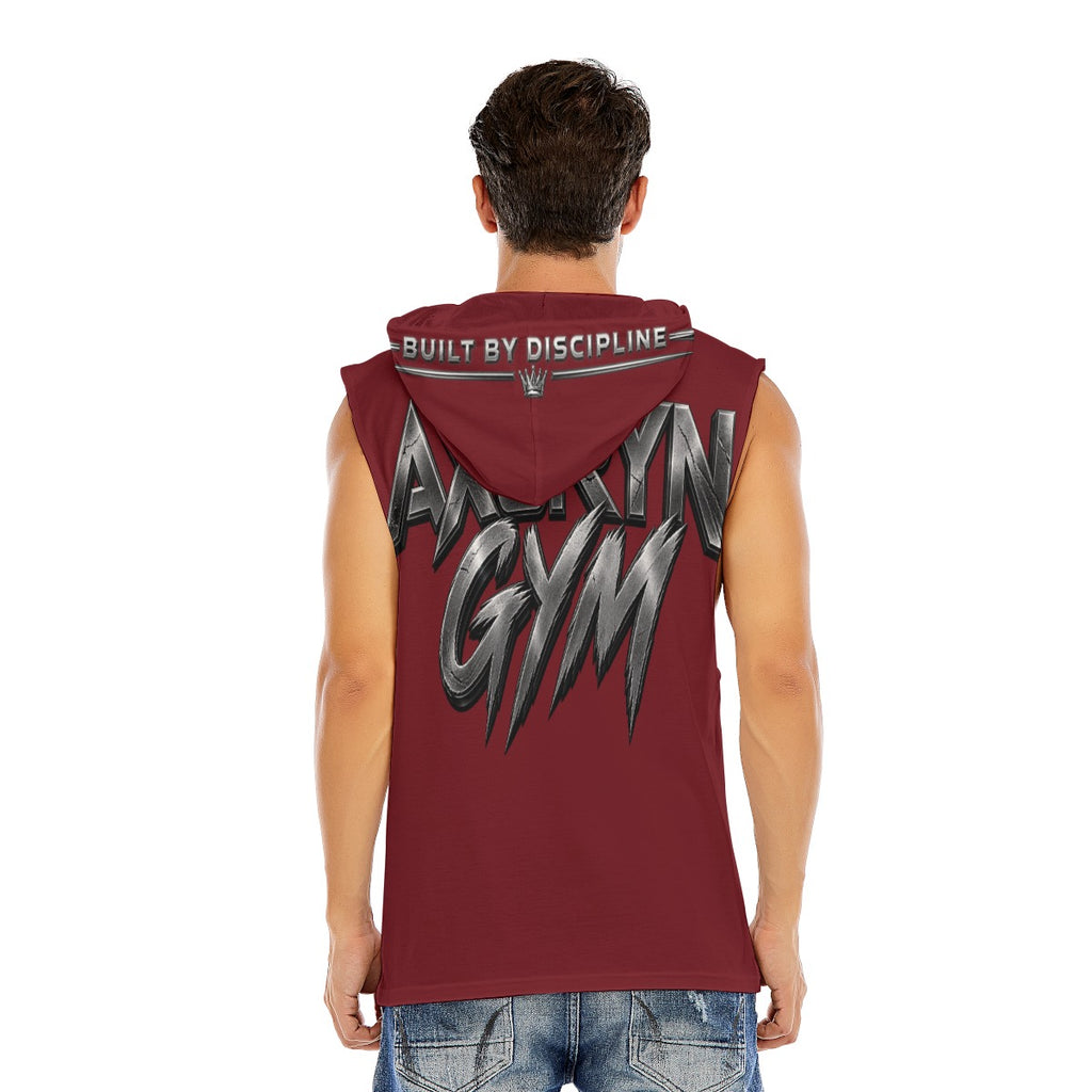 Débardeur à capuche AXORYN Emblème Argent – BORDEAUX