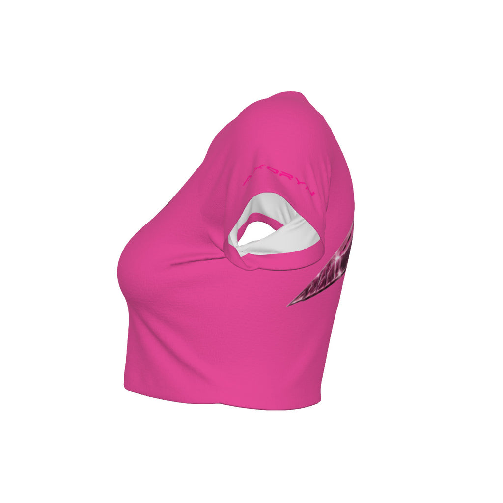 AXORYN Lady Pink Signature Crop Top