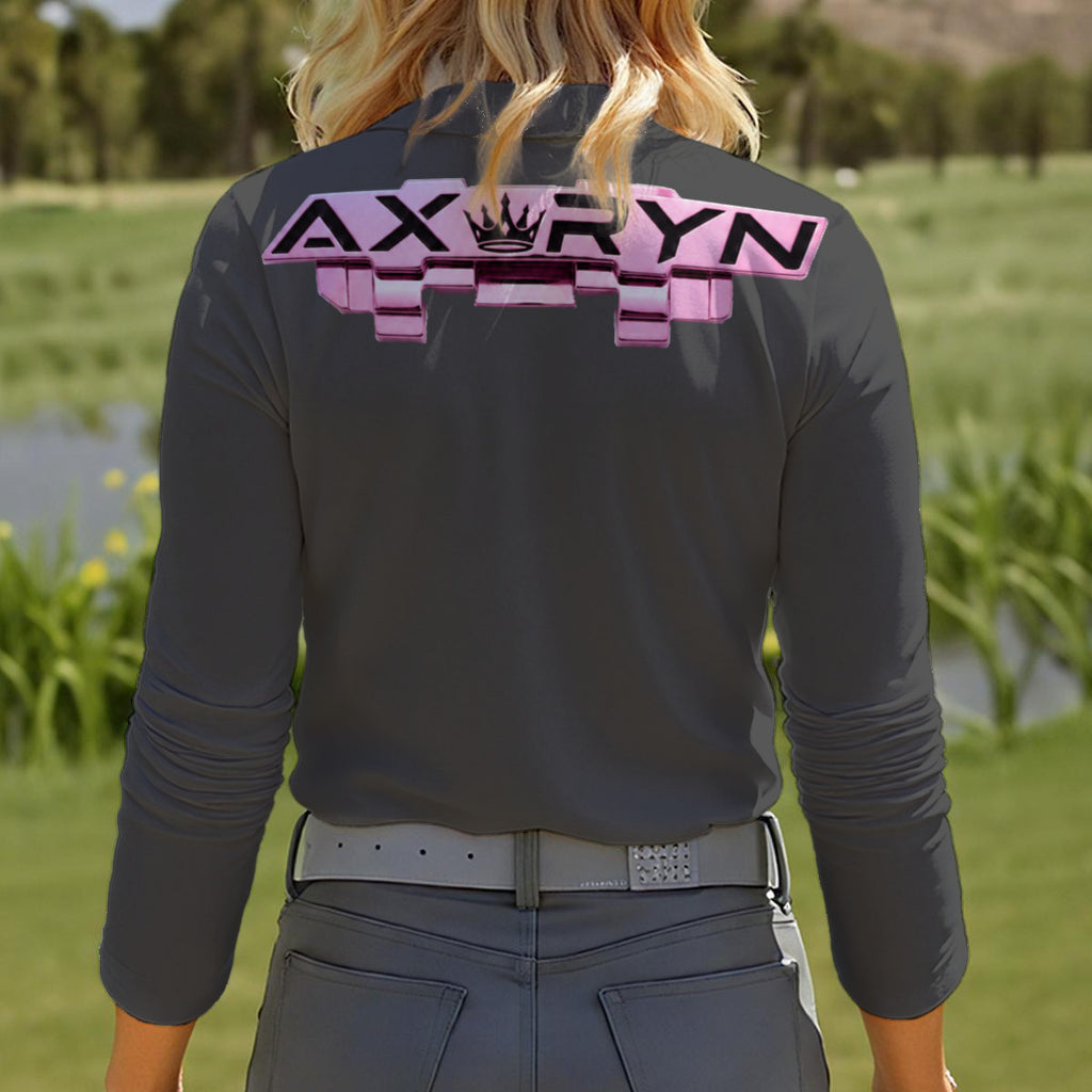 AXORYN LADY SHADOW PINK PREMIUM ZIP TOP