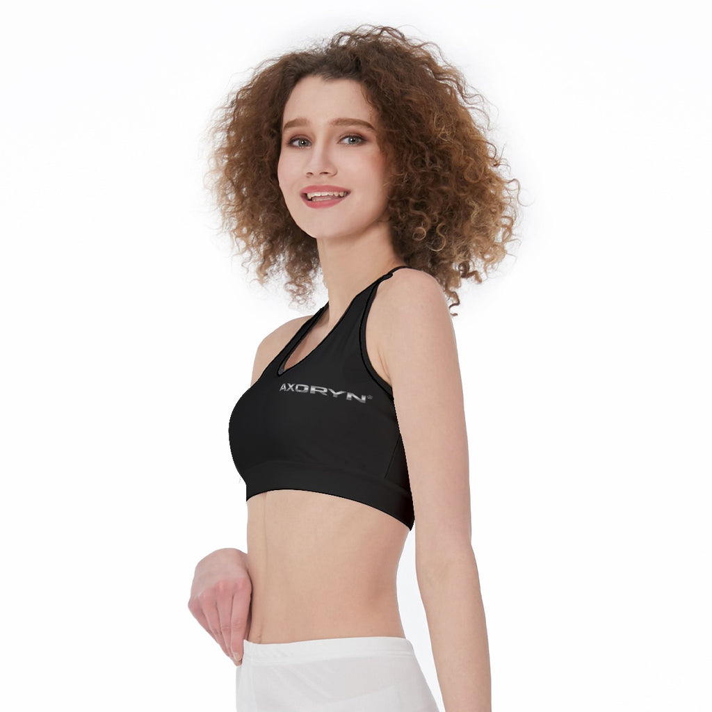 Brassière de Sport Femme AXORYN® Signature – Noir
