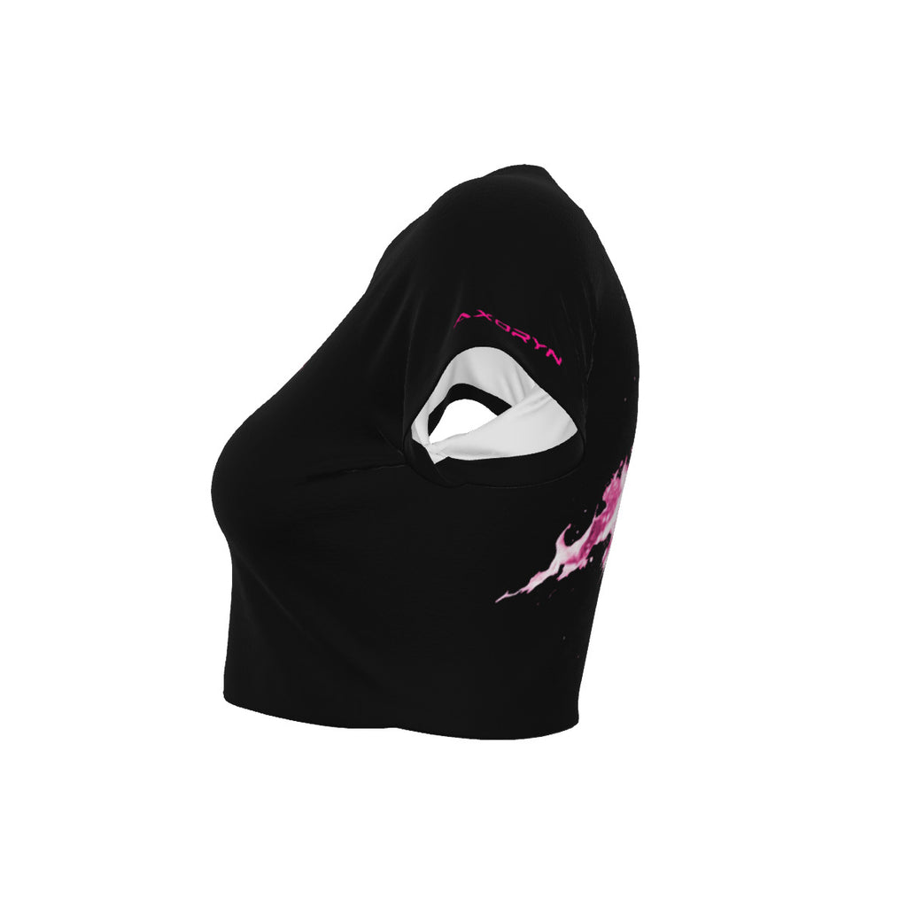 AXORYN Lady Pink Signature Crop Top