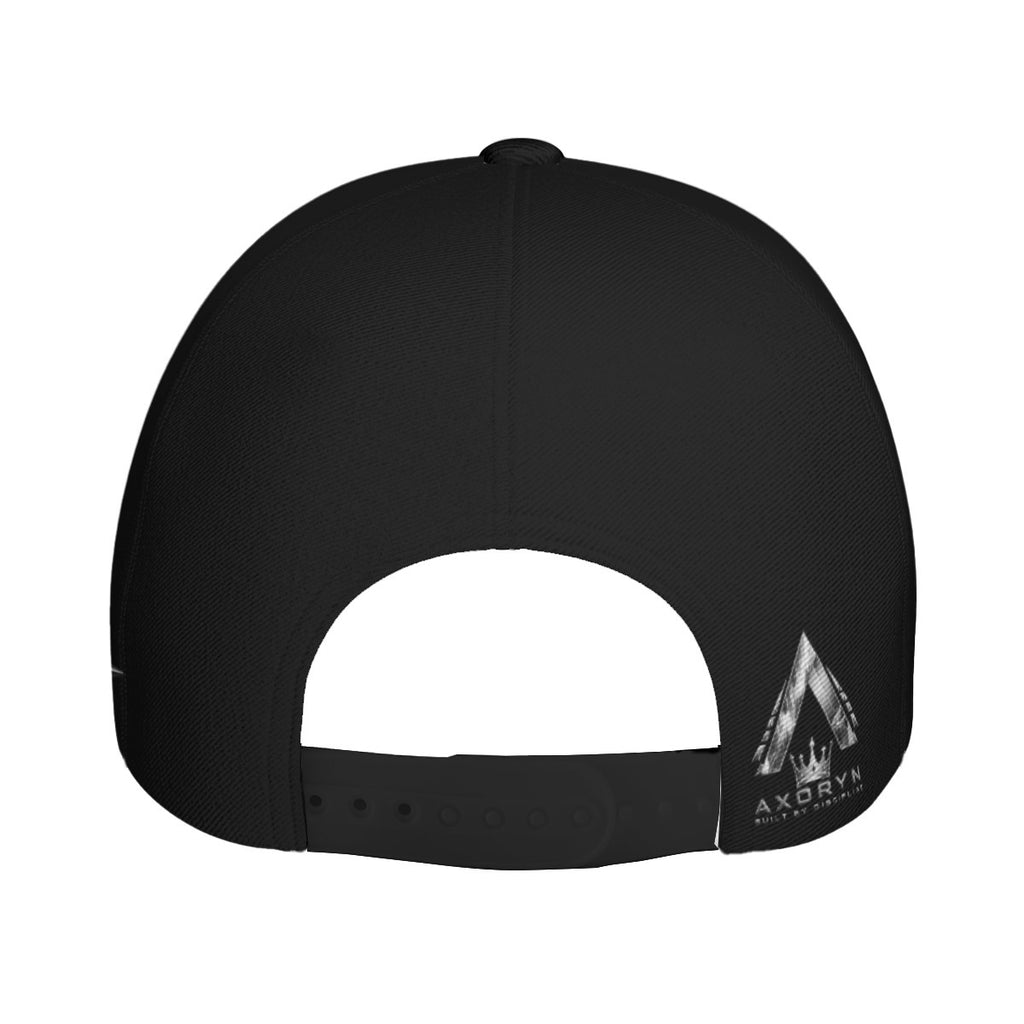 Casquette unisexe AXORYN Essentiel – Noir & Argent