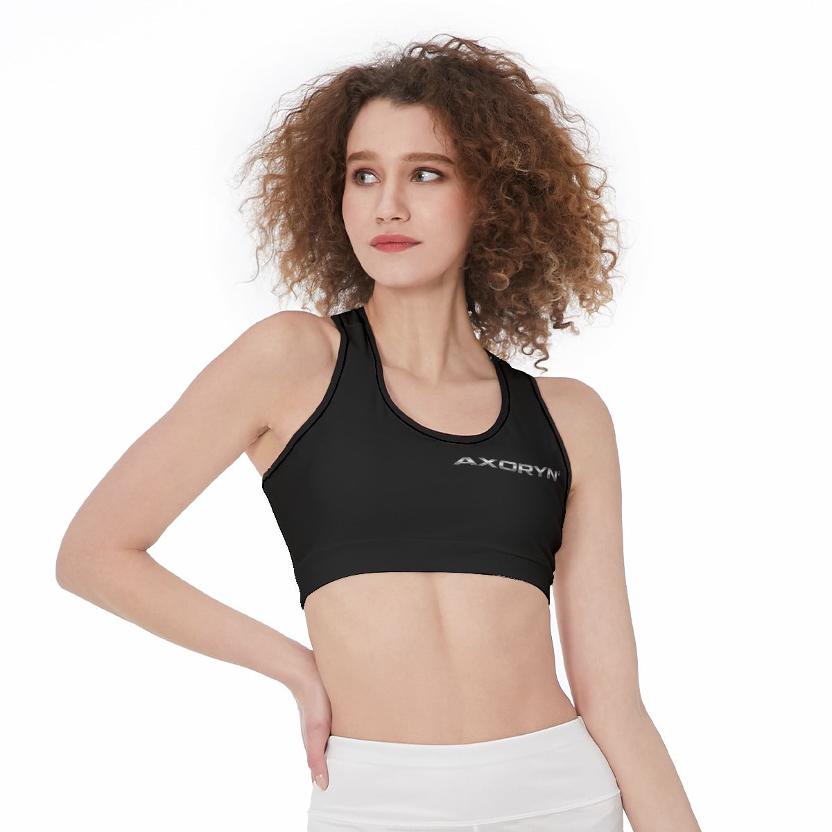 Brassière de Sport Femme AXORYN® Signature – Noir