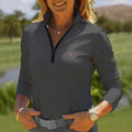 AXORYN LADY SHADOW PINK PREMIUM ZIP TOP