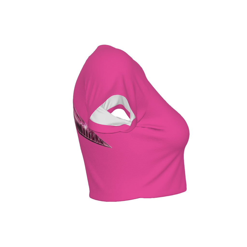 AXORYN Lady Pink Signature Crop Top