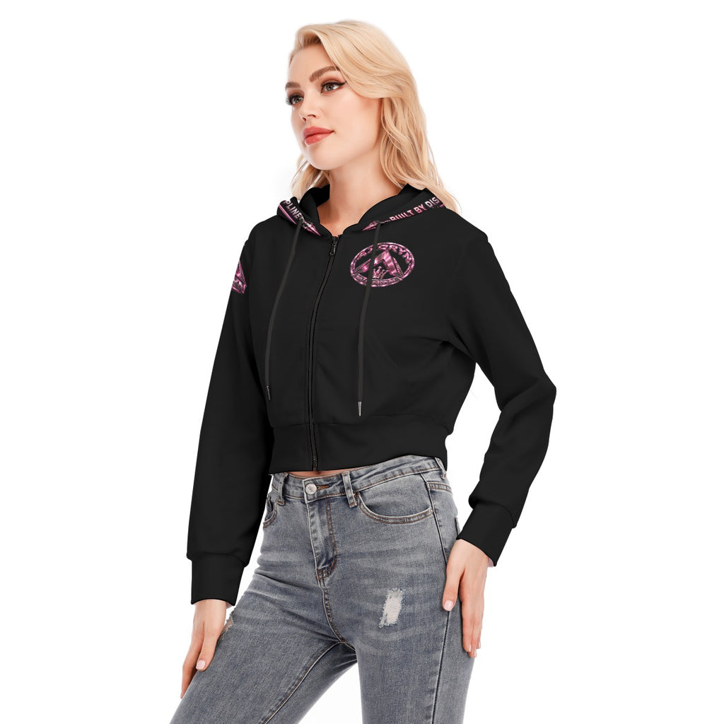 AXORYN GYM Signature Cropped Hoodie – Femme