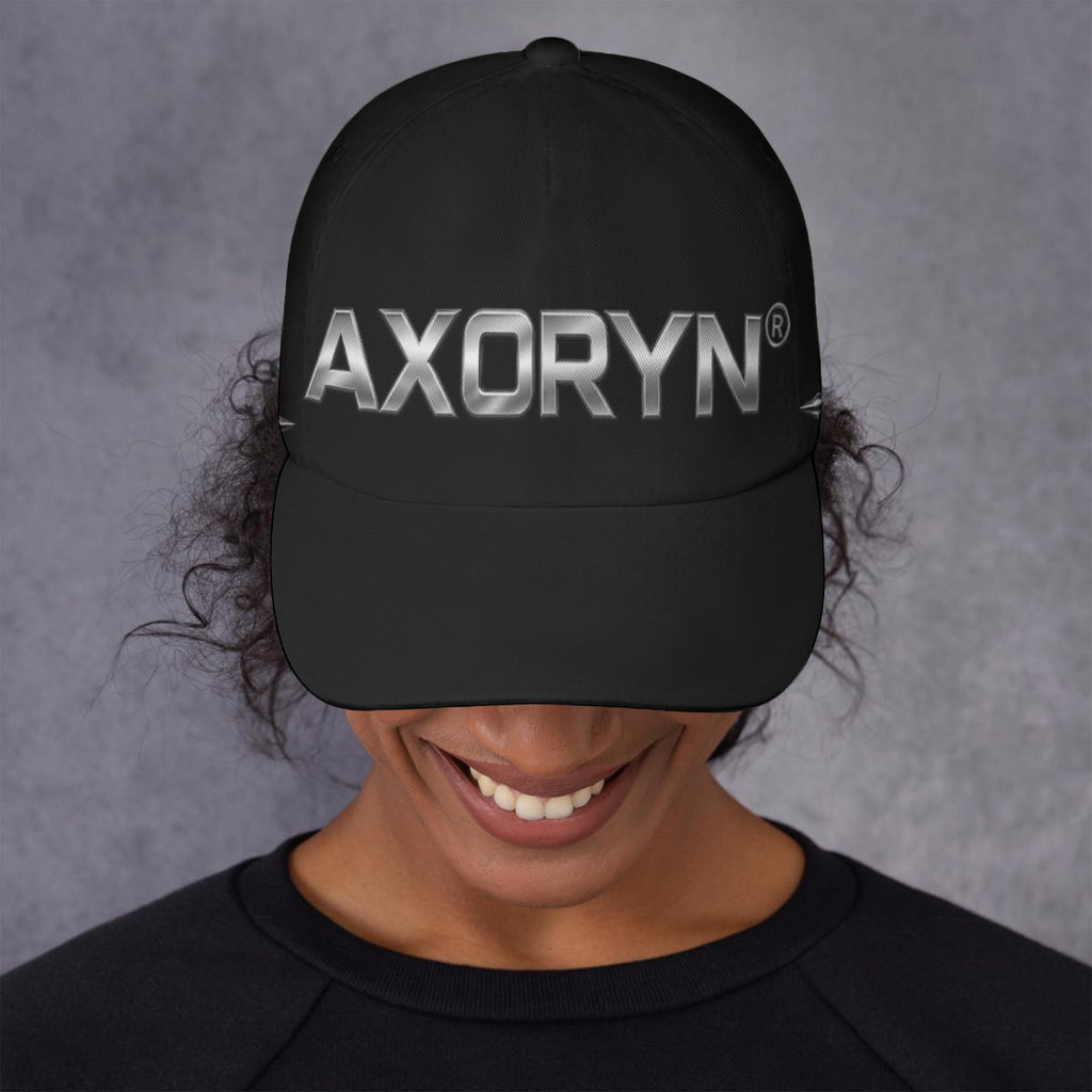 Casquette unisexe AXORYN Essentiel – Noir & Argent