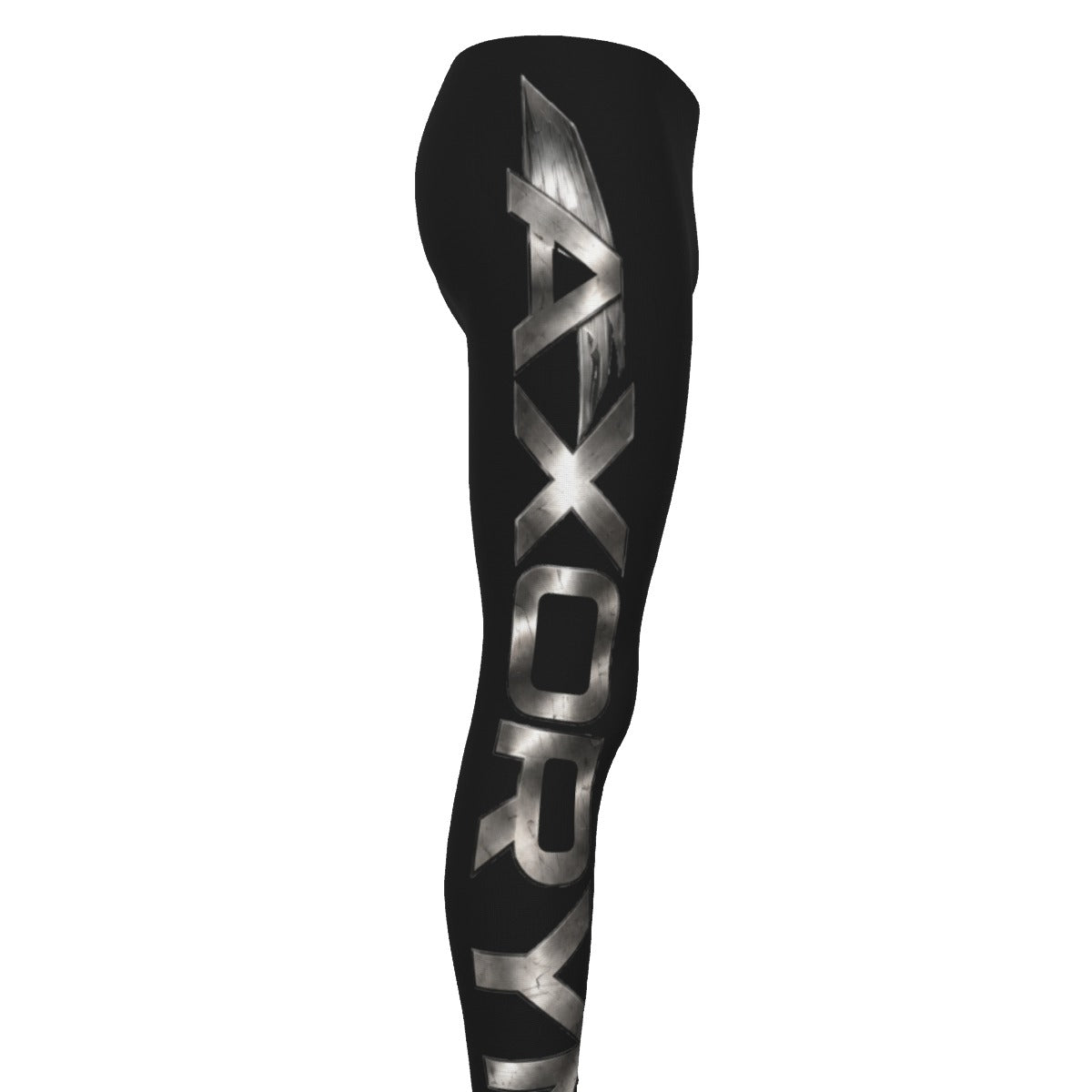Legging de sport homme AXORYN Impact – Noir & Argent