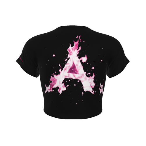 AXORYN Lady Pink Signature Crop Top