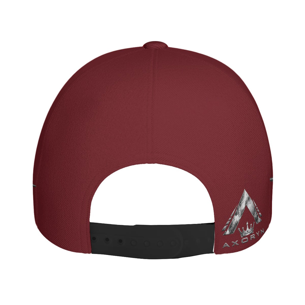 Casquette unisexe AXORYN – Bordeaux & Argent