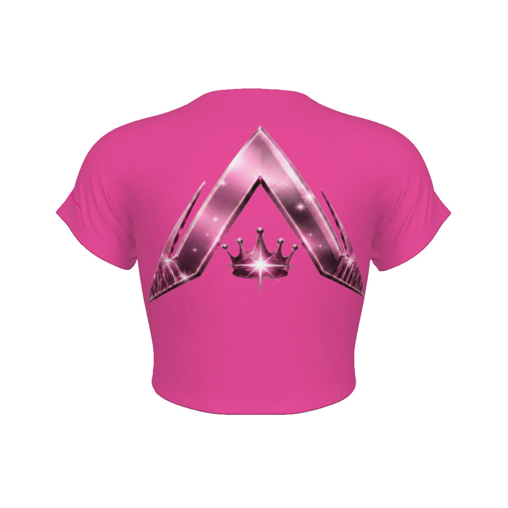 AXORYN Lady Pink Signature Crop Top