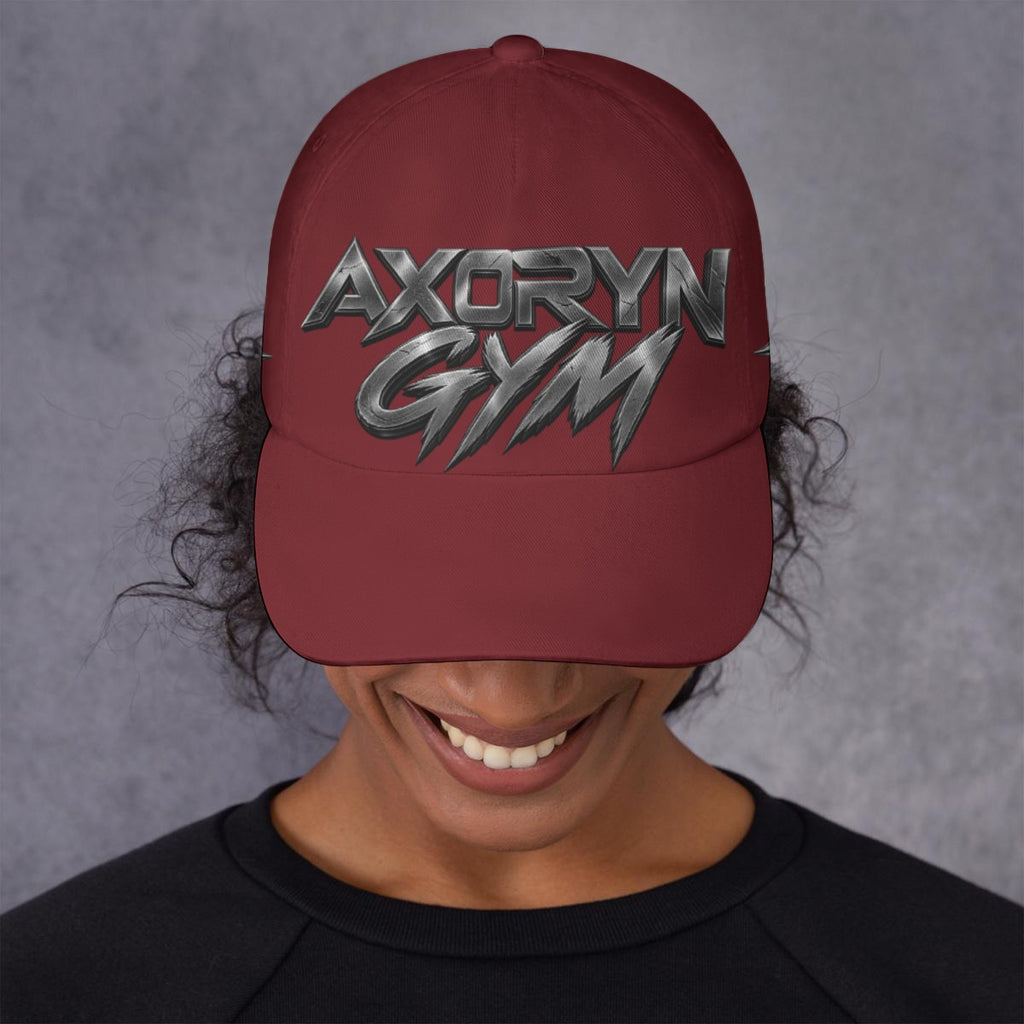 Casquette unisexe AXORYN – Bordeaux & Argent
